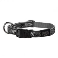 Thumbnail for Rogz Silver Gecko Dog Collar - SILVER GECKO XL