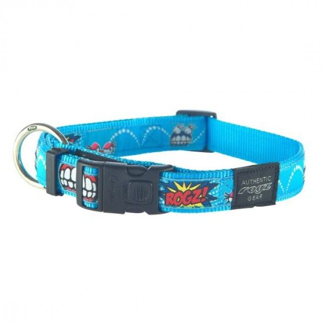 Rogz Comic Dog Collar - COMIC ART L