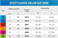 Rogz Utility Reflective Stitching Dog Collar - CHOCOLATE X-Large