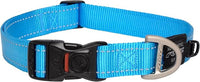Rogz Utility Reflective Stitching Dog Collar - Turquoise XX-Large