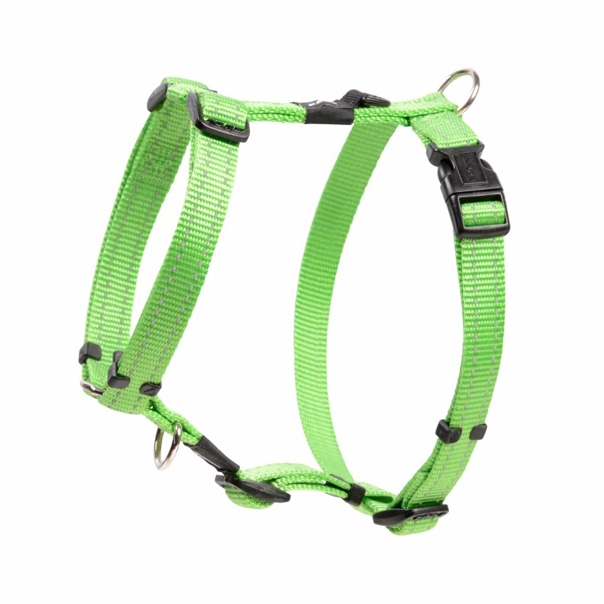 Rogz Utility Reflective Stitching Dog Harness - GREEN Small