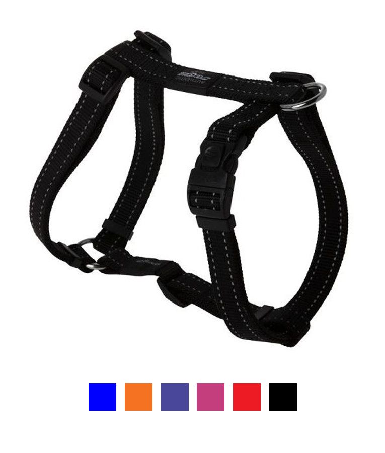 Rogz Utility Reflective Stitching Dog Harness - LIME Small