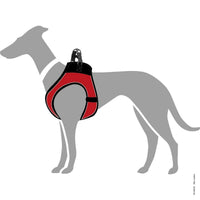Hunter Hilo Comfort Dog Harness - RED Large