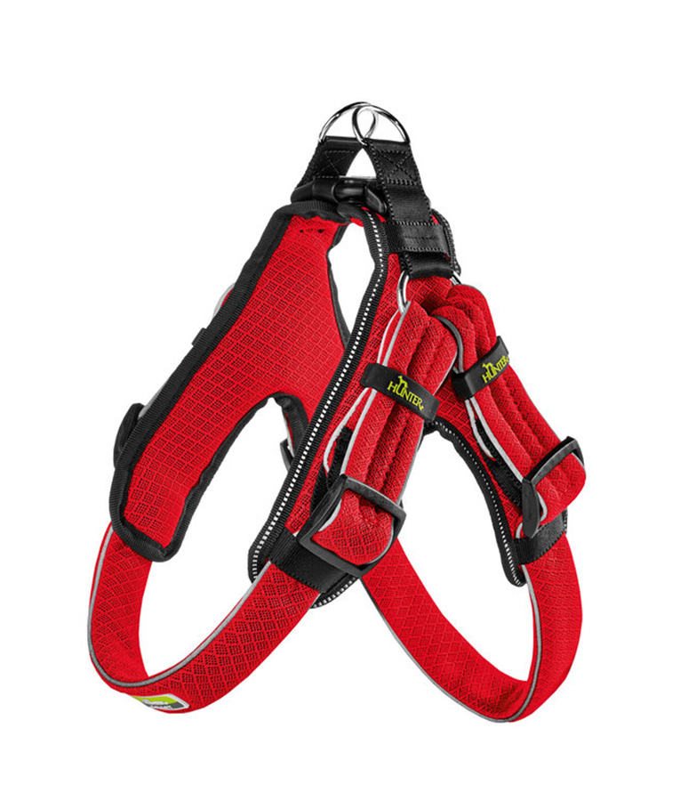 Hunter Manoa Vario Quick Light Dog Harness - Red Medium