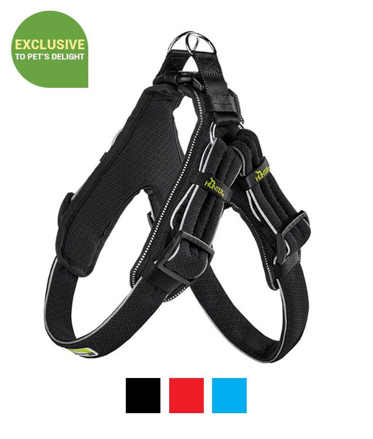 Hunter Manoa Vario Quick Light Dog Harness - Red Medium