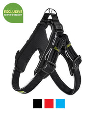 Thumbnail for Hunter Manoa Vario Quick Light Dog Harness - Red Medium