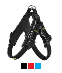 Thumbnail for Hunter Manoa Vario Quick Light Dog Harness - Blue Large