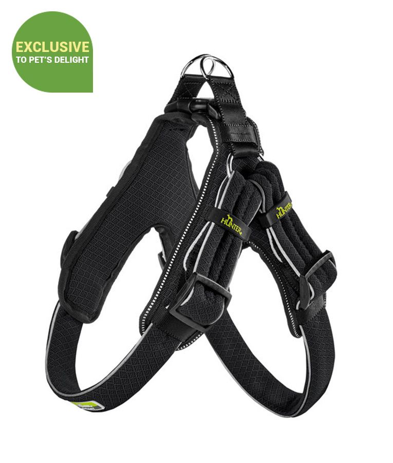 Hunter Manoa Vario Quick Light Dog Harness - Black X-Large