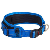 Thumbnail for Rogz Classic Padded Dog Collar - BLUE Large