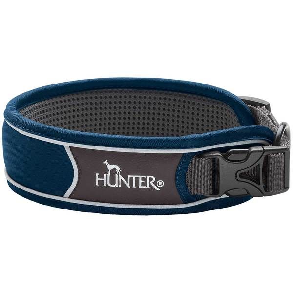 Hunter Divo Dog Collar  - Dark Blue Medium