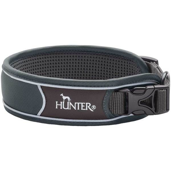 Hunter Divo Dog Collar  - Grey Medium