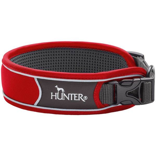 Hunter Divo Dog Collar  - Red Small