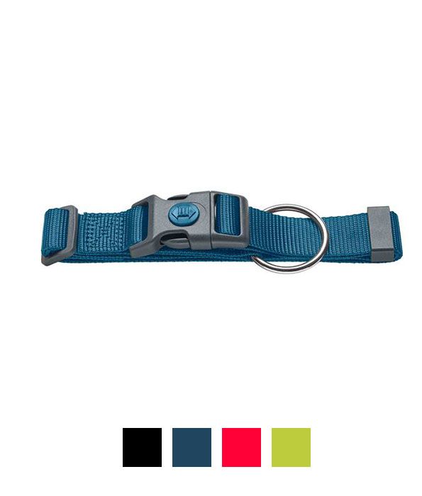 Hunter London Dog Collar - Dark Blue Large