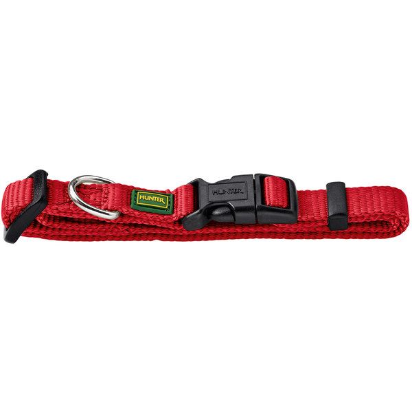 Hunter Vario Basic Dog Collar - Red Small