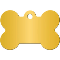 Thumbnail for ID Tag Bone Anodized Aluminum  - Mustard