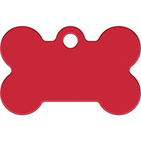 Thumbnail for ID Tag Bone Anodized Aluminum  - RED