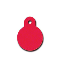 Thumbnail for ID Tag Circle Small Anodized  - RED SMALL