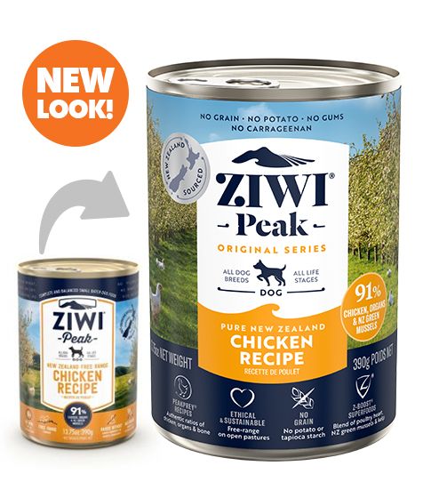 ZIWI Peak Chicken Recipe Wet Dog Food - 390G