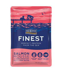 Thumbnail for Fish4Dogs Finest Salmon Mousse Wet Dog Food 100g - 100g