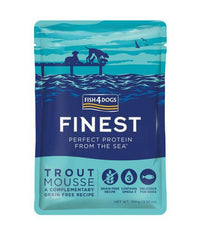 Thumbnail for Fish4Dogs Finest Trout Mousse Wet Dog Food 100g - 100g