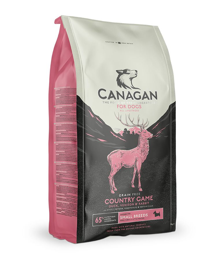 Canagan Country Game Small Breed Dry Dog Food - 2KG