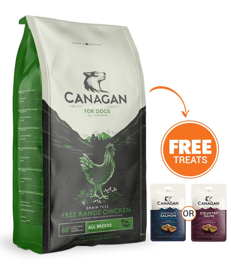 Canagan Free Range Chicken Dry Dog Food - 12kg