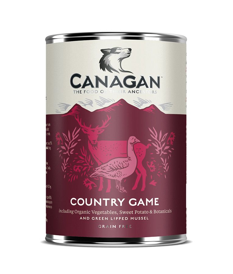 Canagan Country Game Wet Dog Food 400g Tin - 400g