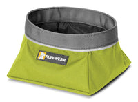 Thumbnail for Ruffwear Quencher Cinch Top Packable Dog Bowl  - Spring Mountain Medium