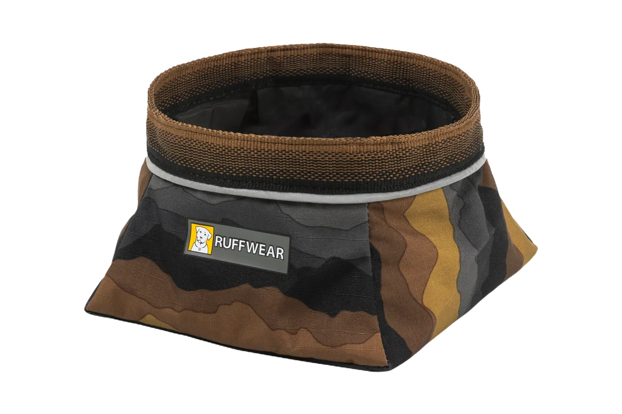 Ruffwear Quencher Cinch Top Packable Dog Bowl - Coastal Mountain L