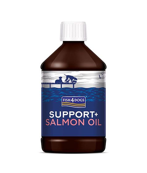 Fish4Dogs Support+ Salmon Oil Dog Supplement 500ml - 500ml