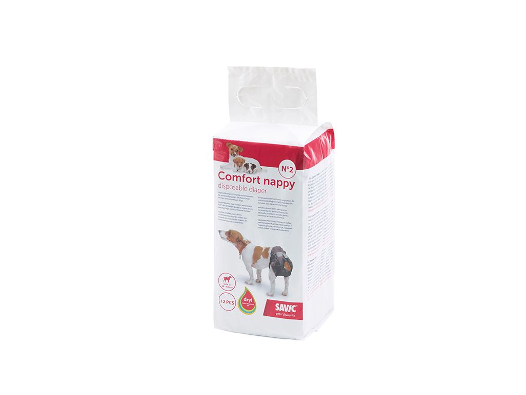 Savic Comfort Nappy Disposable Dog Diaper - SIZE 2