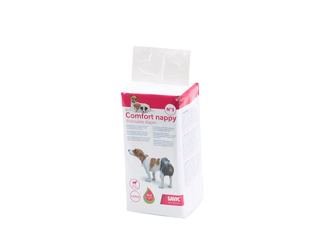 Savic Comfort Nappy Disposable Dog Diaper - SIZE 3