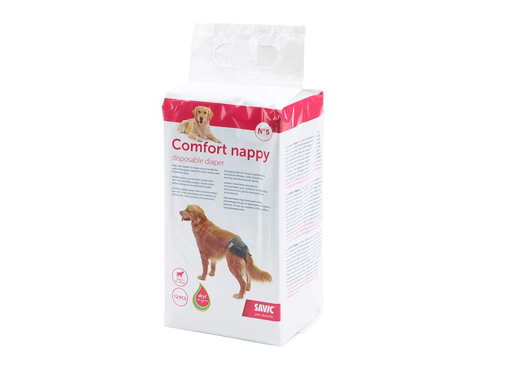 Savic Comfort Nappy Disposable Dog Diaper - SIZE 5