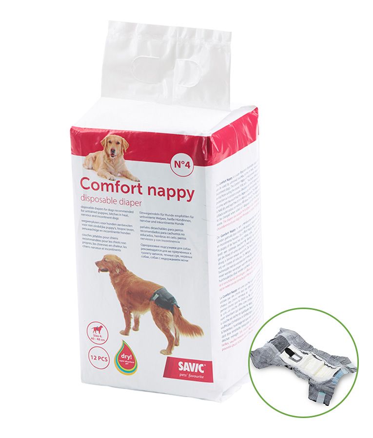 Savic Comfort Nappy Disposable Dog Diaper - SIZE 2