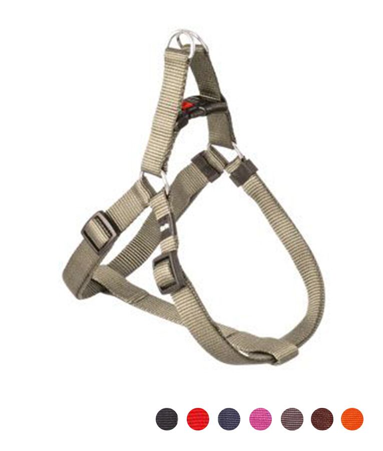 Flamingo Art Sportiv Nylon Dog Harness - GREY 20MM