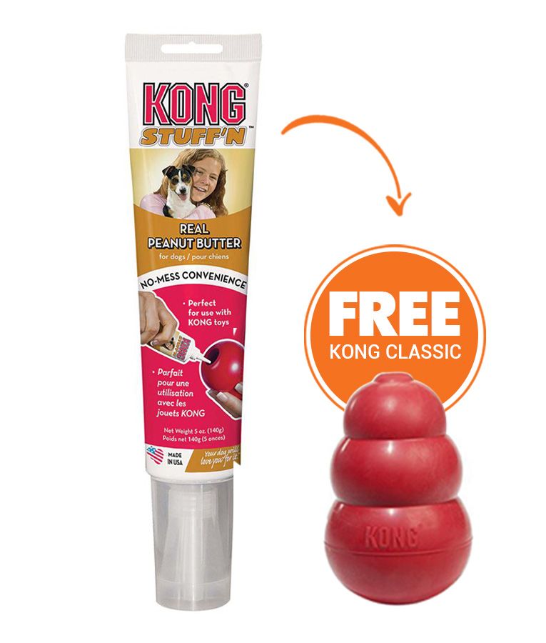 Kong Stuff'n Real Peanut Butter Spread Dog Treats 140g - 140g