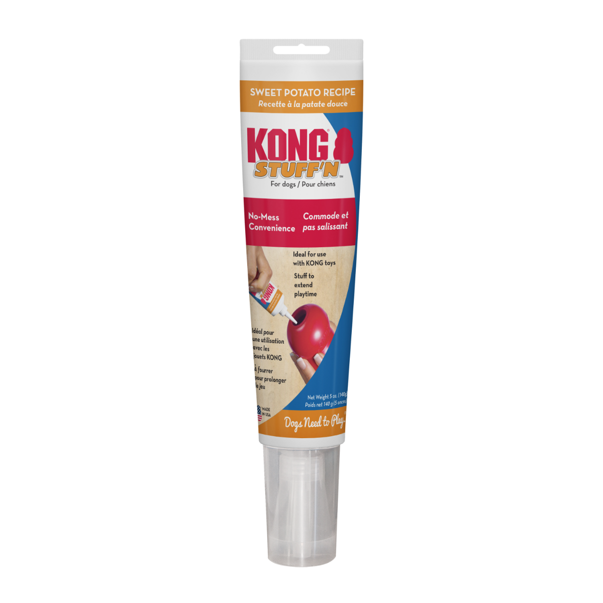 Kong Stuff'n Sweet Potato Spread Dog Treats 140g - 140g