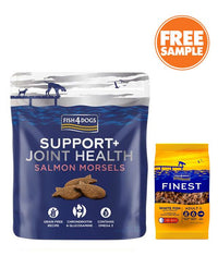 Thumbnail for Fish4Dogs Support+ Joint Health Salmon Morsels Dog Treats 225g - 225g