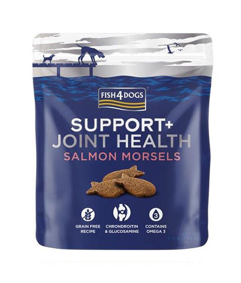 Fish4Dogs Support+ Joint Health Salmon Morsels Dog Treats 225g - 225g