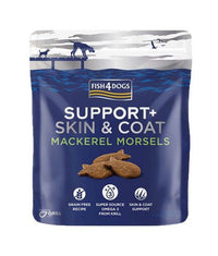 Thumbnail for Fish4Dogs Support+ Skin & Coat Mackerel Morsels Dog Treats 225g - 225g