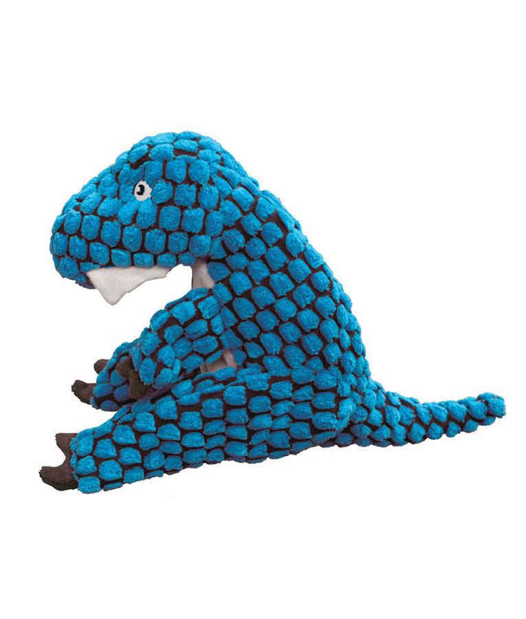 Kong Dynos T-Rex Blue Dog Toy  - LARGE