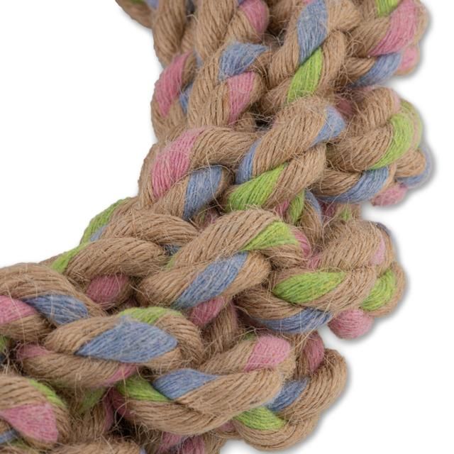 Beco Hemp Jungle Ring Rope Dog Toy - LARGE