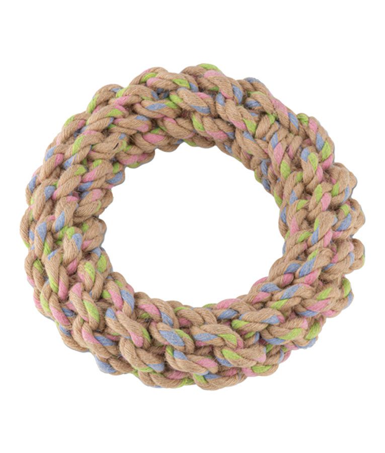 Beco Hemp Jungle Ring Rope Dog Toy - LARGE