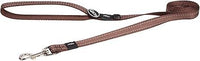 Rogz Utility Reflective Stitching Long Dog Leash - CHOCOLATE XL (1.8M/6)