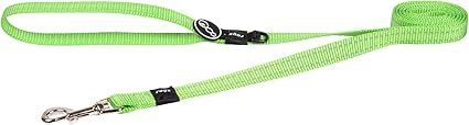 Rogz Utility Reflective Stitching Long Dog Leash - GREEN XL (1.8M/6)