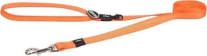 Rogz Utility Reflective Stitching Long Dog Leash - ORANGE L (1.8M/6)