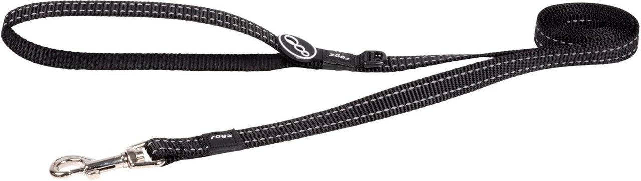 Rogz Utility Reflective Stitching Long Dog Leash - Turquoise XL (1.8M/6)