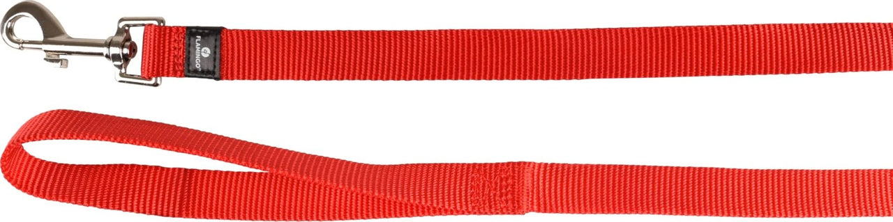 Flamingo Art Sportiv Nylon Dog Leash - Black 15MM