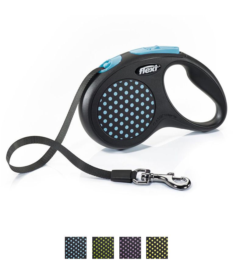 Flexi Design Tape Dog Leash - PINK LARGE