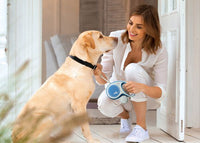 Thumbnail for Flexi New Comfort Tape Dog Leash - BLACK L/8M